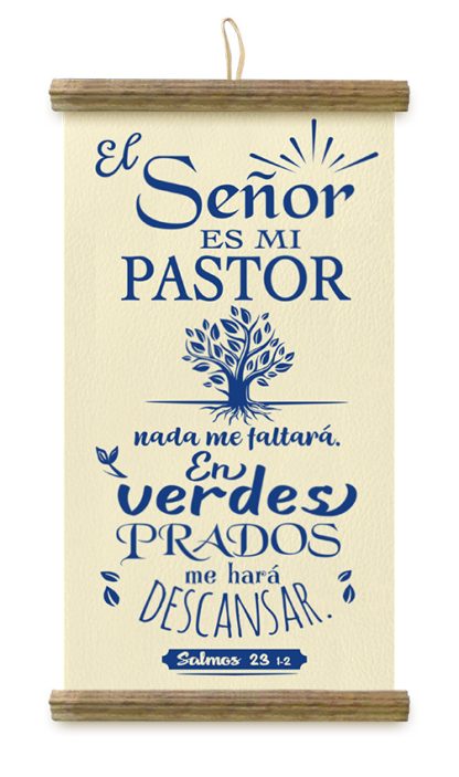 Pergamino pequeño “El Señor es mi pastor” - Imagen 2
