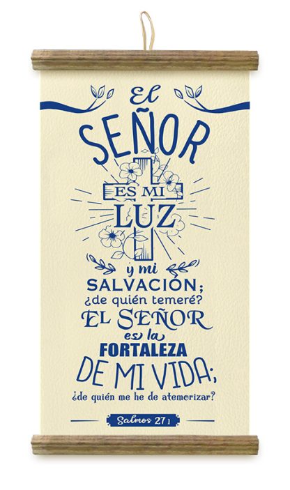 Pergamino pequeño “El Señor es mi luz” - Imagen 2