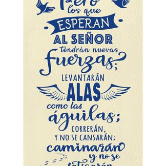 Pergamino pequeño “Los que esperan al Señor”
