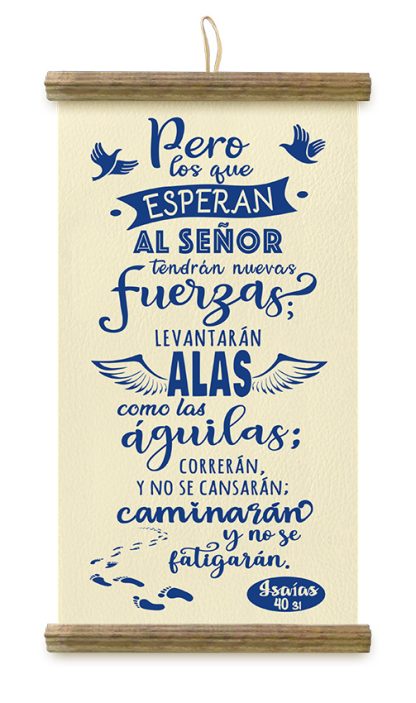 Pergamino pequeño “Los que esperan al Señor”