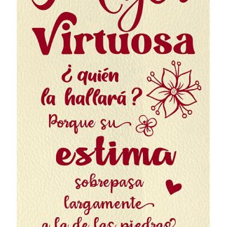 Pergamino grande Mujer Virtuosa