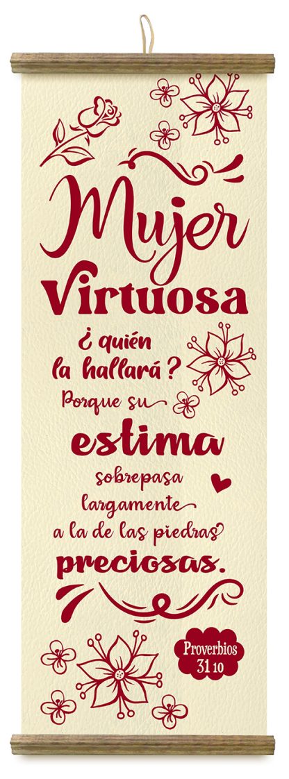 Pergamino grande Mujer Virtuosa