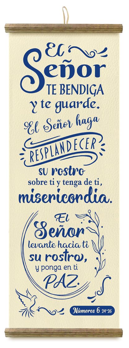 Pergamino mediano “El Señor te bendiga” - Imagen 2