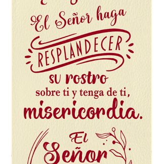 Pergamino mediano “El Señor te bendiga”