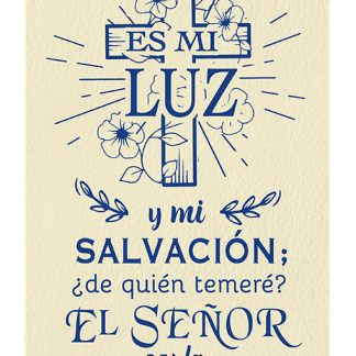 Pergamino grande “El Señor es mi luz”