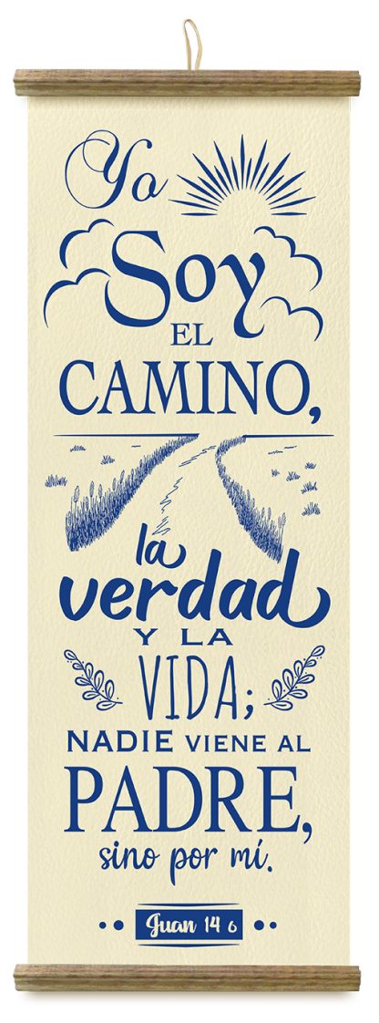 Pergamino grande “Yo soy el camino”